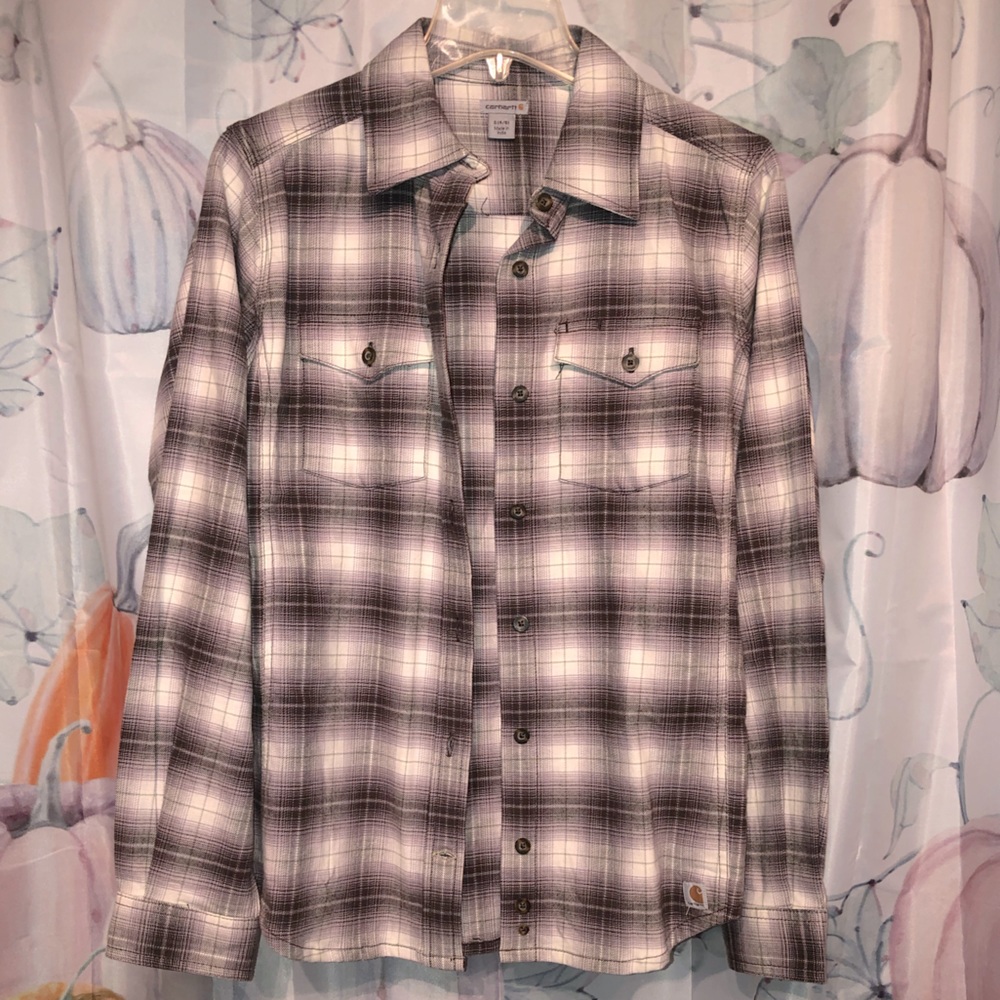 TWO Women’s Carhartt Flannels for the price of ONE
